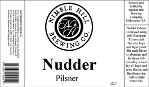 Nimble Hill Brewing Company Nudder September 2016