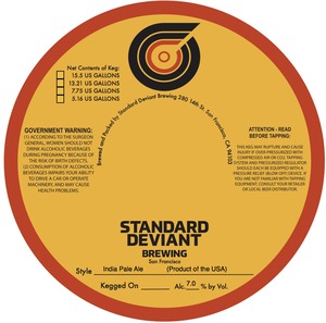 Standard Deviant Brewing IPA