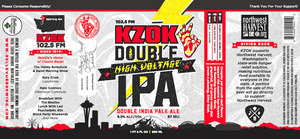 Bellevue Brewing Company Kzok High Voltage Double IPA September 2016