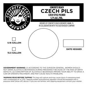 Concrete Beach Czech Pilsner