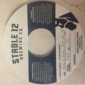 Stable 12 Brewing Company Jockey For Position September 2016