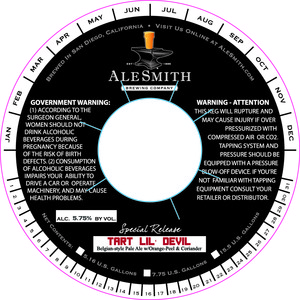 Alesmith Tart Lil' Devil September 2016