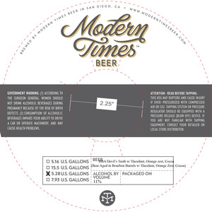 Modern Times Beer Bba Devil's Teeth