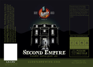 Alosta Brewing Co. Second Empire Double IPA