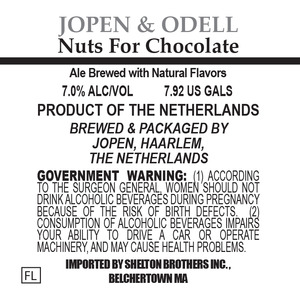 Jopen Nuts For Chocolate