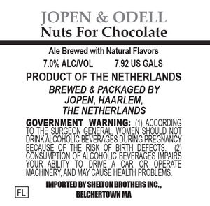 Jopen Nuts For Chocolate September 2016