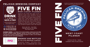 Pelican Brewing Company Five Fin September 2016