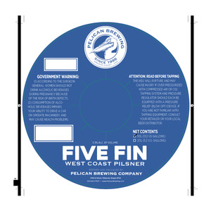 Pelican Brewing Company Five Fin September 2016