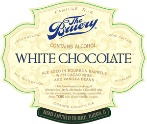 The Bruery White Chocolate September 2016