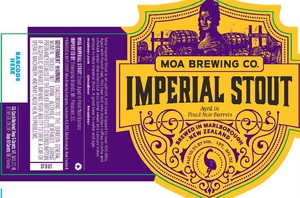 Moa Imperial Stout September 2016