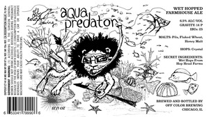 Off Color Brewing Aqua Predator September 2016