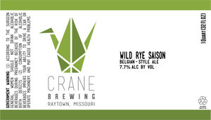 Wild Rye Saison September 2016