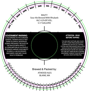 Rhuty Sour Ale Brewed With Rhubarb