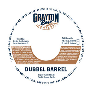 Dubbel Barrel September 2016