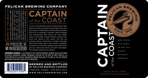 Pelican Brewing Company Captain Of The Coast September 2016