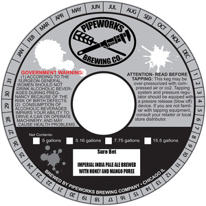Pipeworks Brewing Company Sure Bet