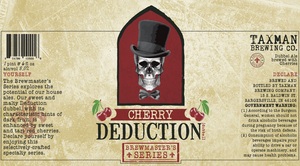 Taxman Brewing Co. Cherry Deduction September 2016