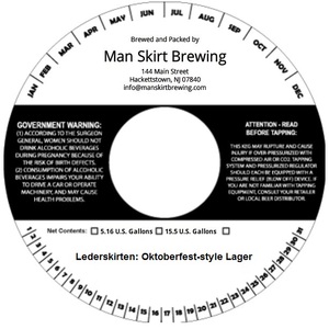 Lederskirten Oktoberfest-style Lager