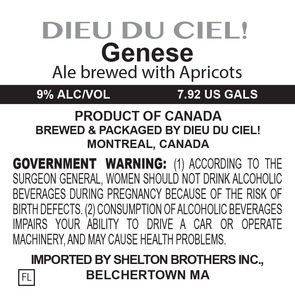 Dieu Du Ciel! Genese