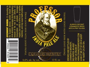 Crankers Brewery India Pale Ale Professor India Pale Ale