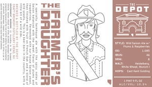 The Farmer's Daughter Wild Saison Ale W/ Plums And Raspberries September 2016