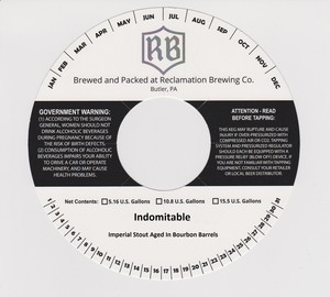 Reclamation Brewing Company Indomitable