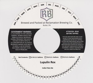 Reclamation Brewing Company Lupulin Rex
