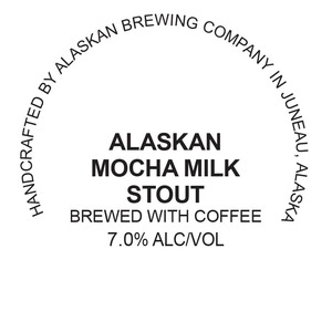 Alaskan Mocha Milk Stout September 2016