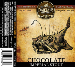 Fish Tale Reel Ales Chocolate Imperial Stout September 2016