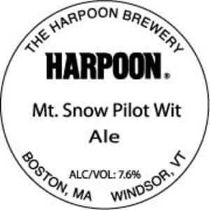 Harpoon Mt Snow Pilot Wit