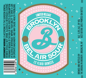 Brooklyn Bel Air Sour September 2016