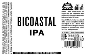 Redhook Ale Brewery Bicoastal IPA October 2016