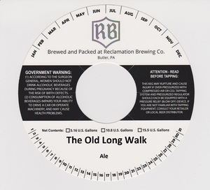 Reclamation Brewing Company The Old Long Walk September 2016