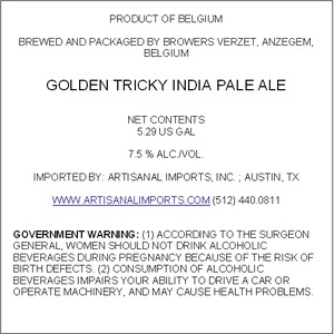 Golden Tricky Ipa September 2016