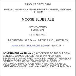 Moose Blues Ale September 2016
