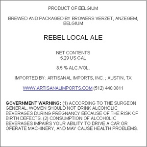 Rebel Local Ale September 2016