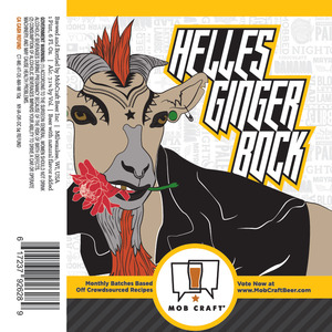 Mobcraft Beer Helles Ginger Bock