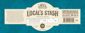 Crazy Mountain Brewing Company Local's Stash Single-hopped Double Ipl