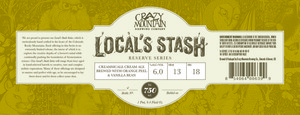 Crazy Mountain Brewing Company Local's Stash Creamsicale Cream Ale