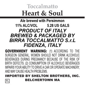 Toccalmatto Heart And Soul