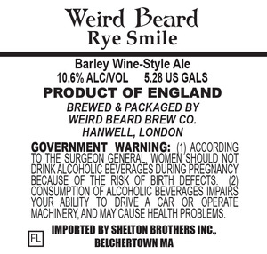 Weird Beard Rye Smile September 2016