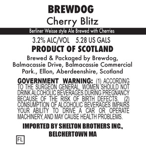 Brewdog Cherry Blitz September 2016