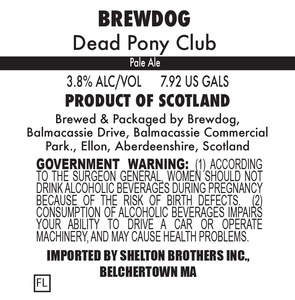 Brewdog Dead Pony Club