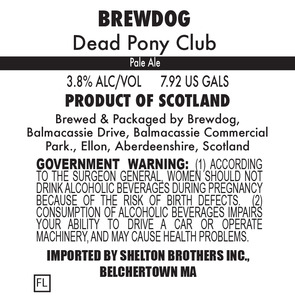 Brewdog Dead Pony Club September 2016