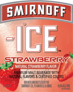 Smirnoff Ice Strawberry September 2016