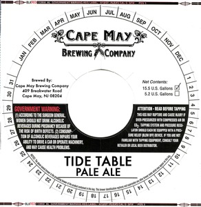 Tide Table Pale Ale 