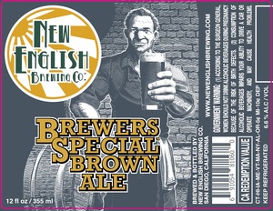 New English Brewing Brewers Special Brown Ale September 2016