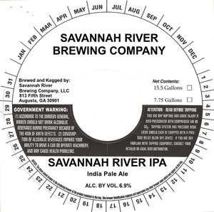 Savannah River Brewing Company Savannah River IPA September 2016