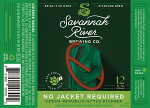 Savannah River Brewing Company No Jacket Required September 2016