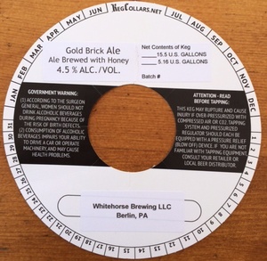 Whitehorse Brewing, LLC Gold Brick Ale